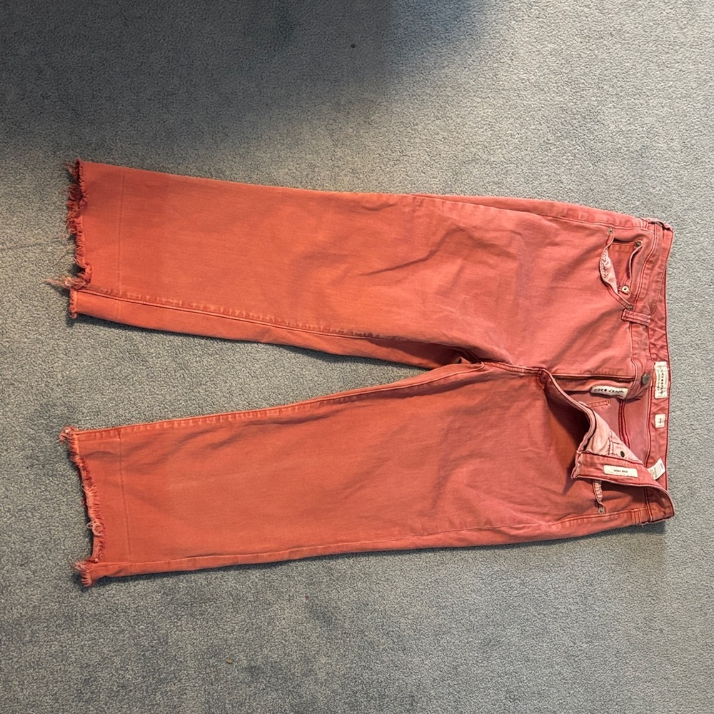 Lucky Brand Women's Cropped Jeans in Rust